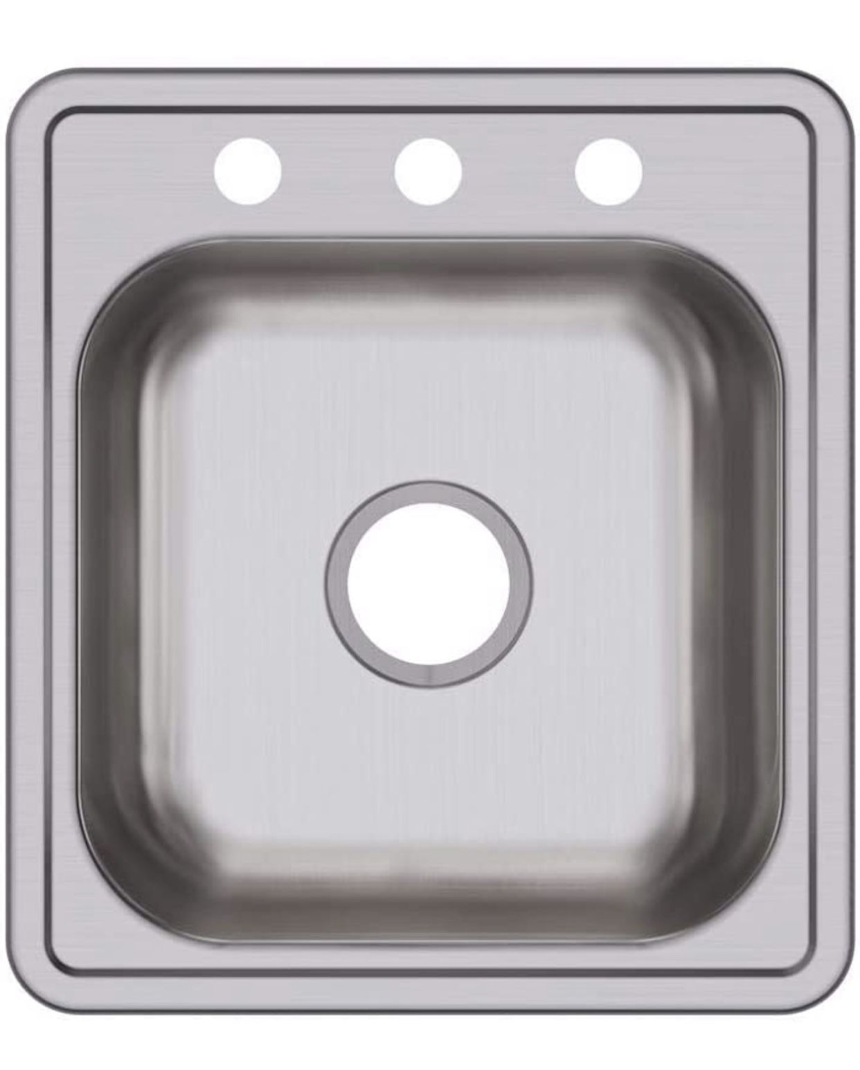 Elkay D117193 Dayton Single Bowl Drop-in Stainless Steel Bar Sink