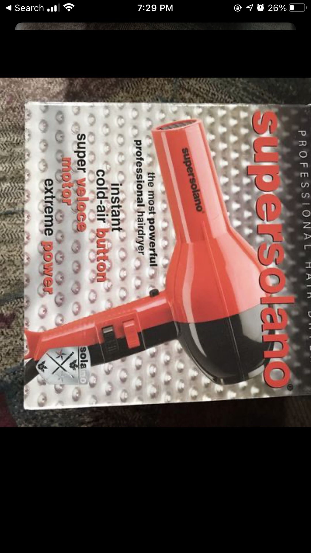 Professional Hair Dryer Solano Supersolano 3500 Lite Professional Hair Supersolano  Hair Dryer Supersolano 3500lite