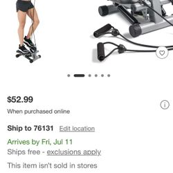 Stepper   Excercise.  