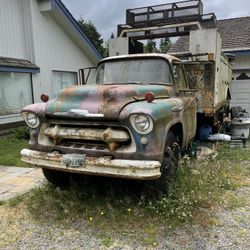 1957 Chevy 6400 Dump Bed / service Bed Project
