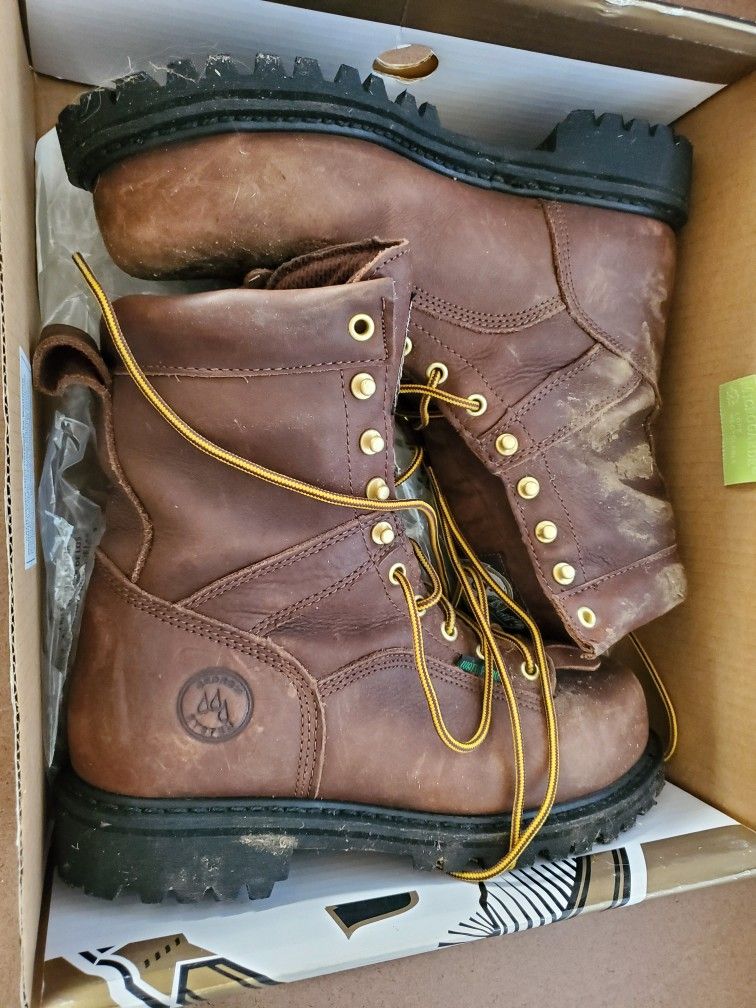 Steel Toe Logger Boots