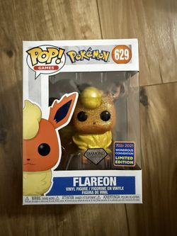 Funko Pop Pokemon Flareon Diamond Glitter 2021 Convention Exclusive #629 $25 firm