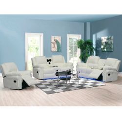 RECLINERS SOFA SET *** 3 PCS 