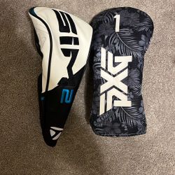 Driver Head Covers. Taylor made Sim2 Max Head over And PXG Head Cover 