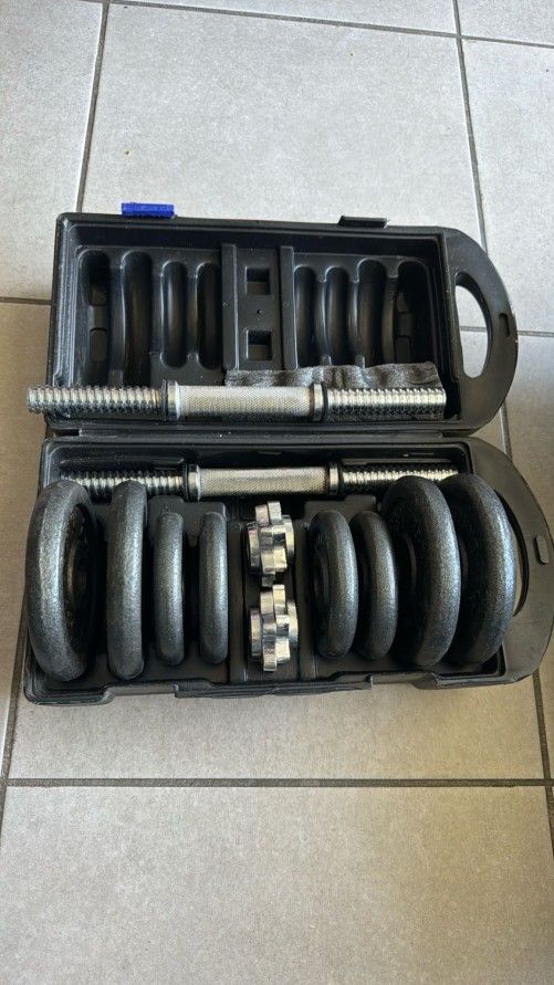 Barbell Dumbbells adjustable Weight Set