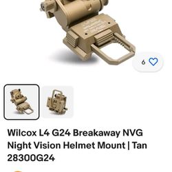 Wilcox L4 NVG mount  OBO