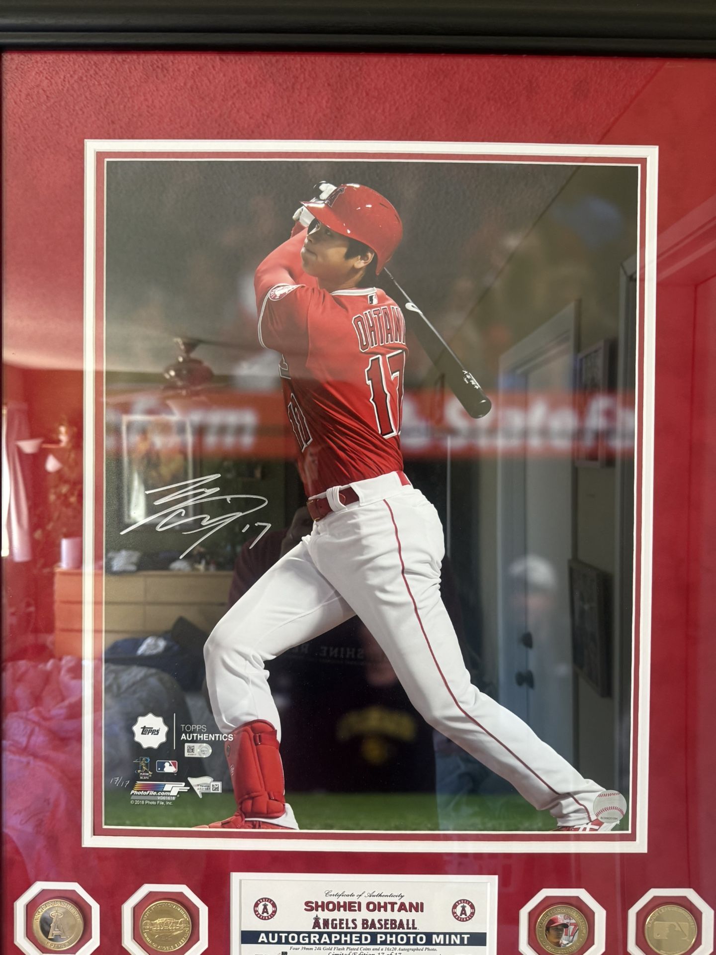Autographed Ohtani Poster Print  