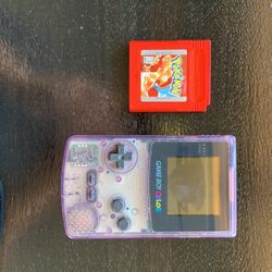 Game boy Color And Pokémon Red