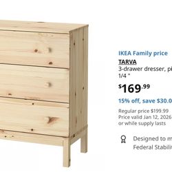 IKEA Tarva Dresser