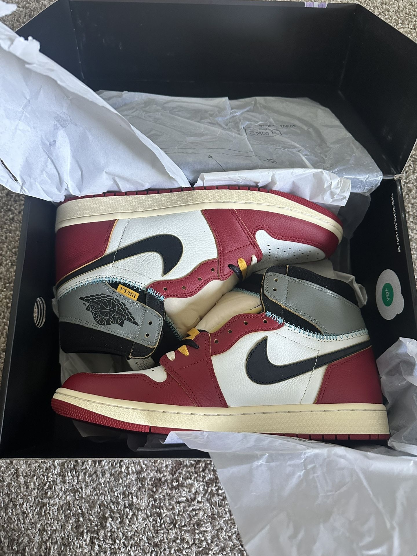 Jordan 1 Retro High OG SP Union LA Chicago Shadow