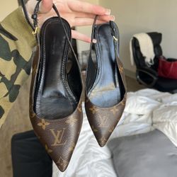 LOUIS VUITTON Cherie Slingback ballerina flats