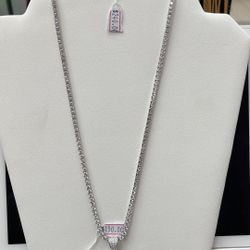 Sterling Silver Tennis Chain