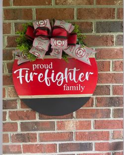 Firefighter Door Sign