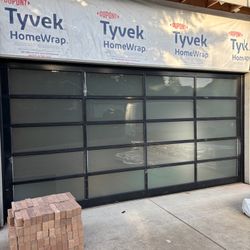 16x8 Modern Aluminum Garage Doors