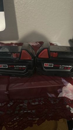 5.0 batteries Milwaukee