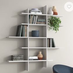 5 Tier Adjustable / Asymmetrical Accent Shelf