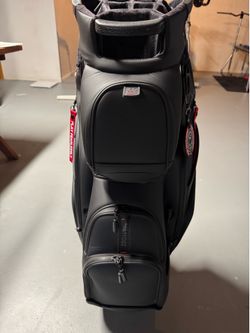 Ghost Golf 14-Way GT-14 Cart Bag Katana (Black and Red)