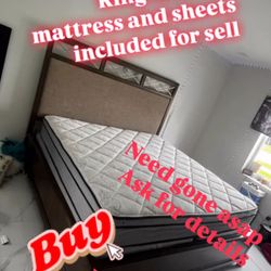 Bed Frame And Mattress 
