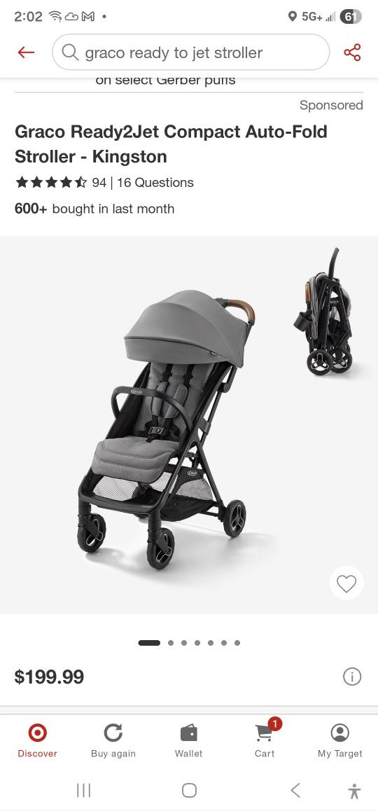 Graco Ready 2 Jer Stroller