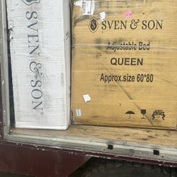 Queen Size Sven & Son  mattress & Adjustable Frame 
