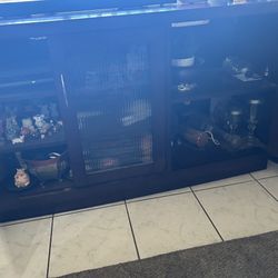 TV Console, Dark Brown