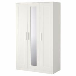 White Wardrobe 3 Doors Mirror Brand New