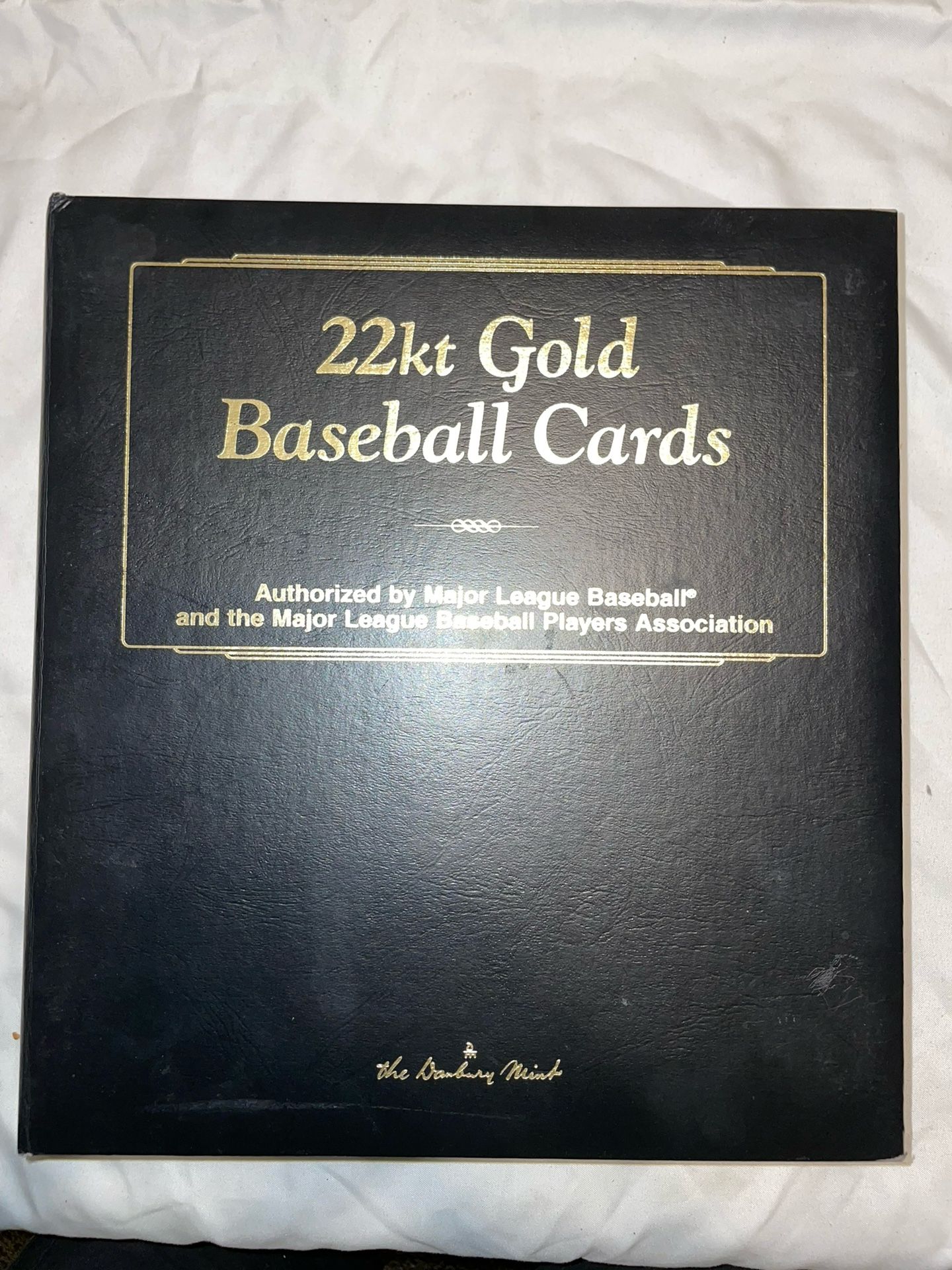 The Dansbury Mint 22KT Gold Baseball Cards 