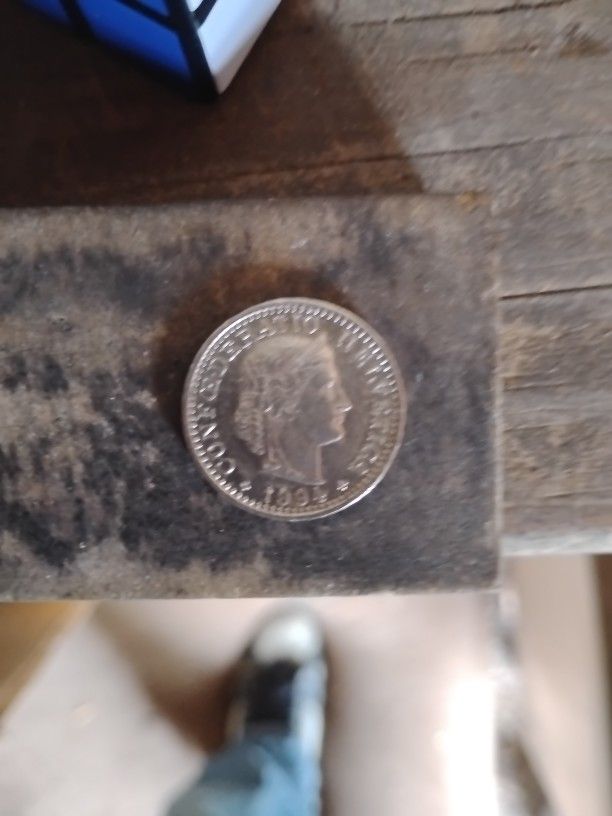 1994 Silver Rappen 20 Coin
