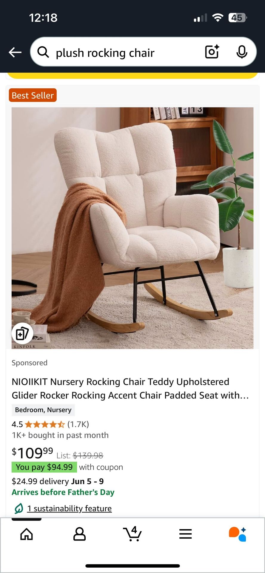 Nursing Rocking Chair