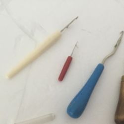 Lot Of 3 Vintage Rug Hooks