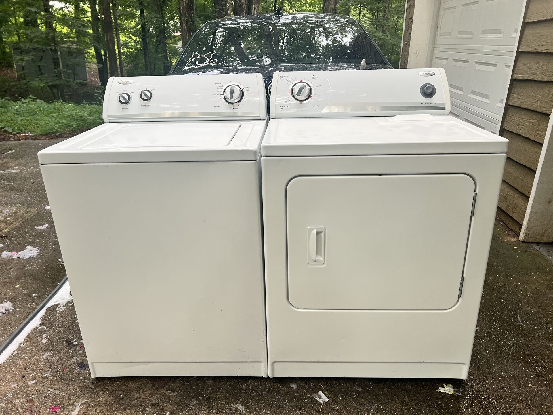 💯FREE DELIVERY💯WHIRLPOOL SUPER CAPACITY WASHER AND DRYER SET💯WORKS LIKE-NEW 💥