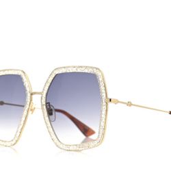 Women’s Gold Glitter Gucci sunglasses 