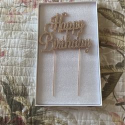 happy bday sign