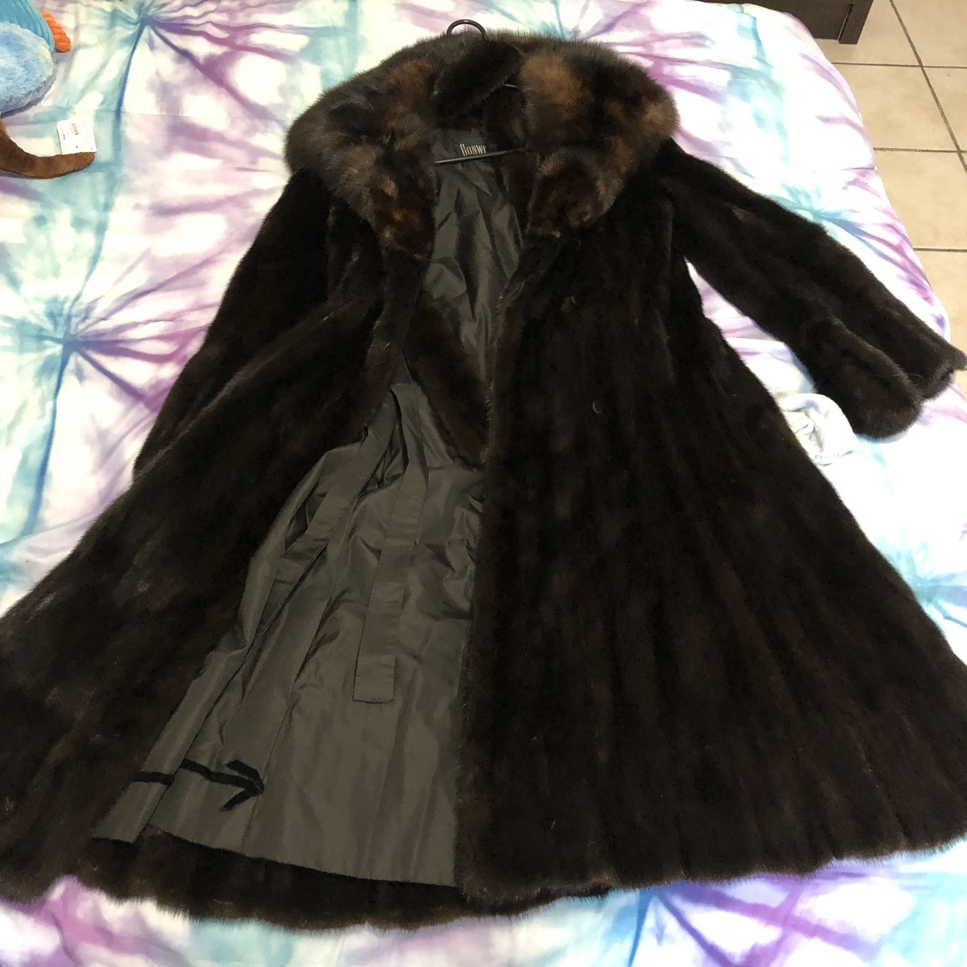 Genuine fur coat $450