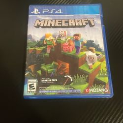 Minecraft PS4 Edition – Disc Works Great (Cracked Case)