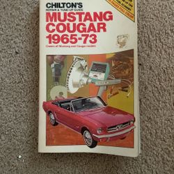 Mustang Cougar car repair guide 
