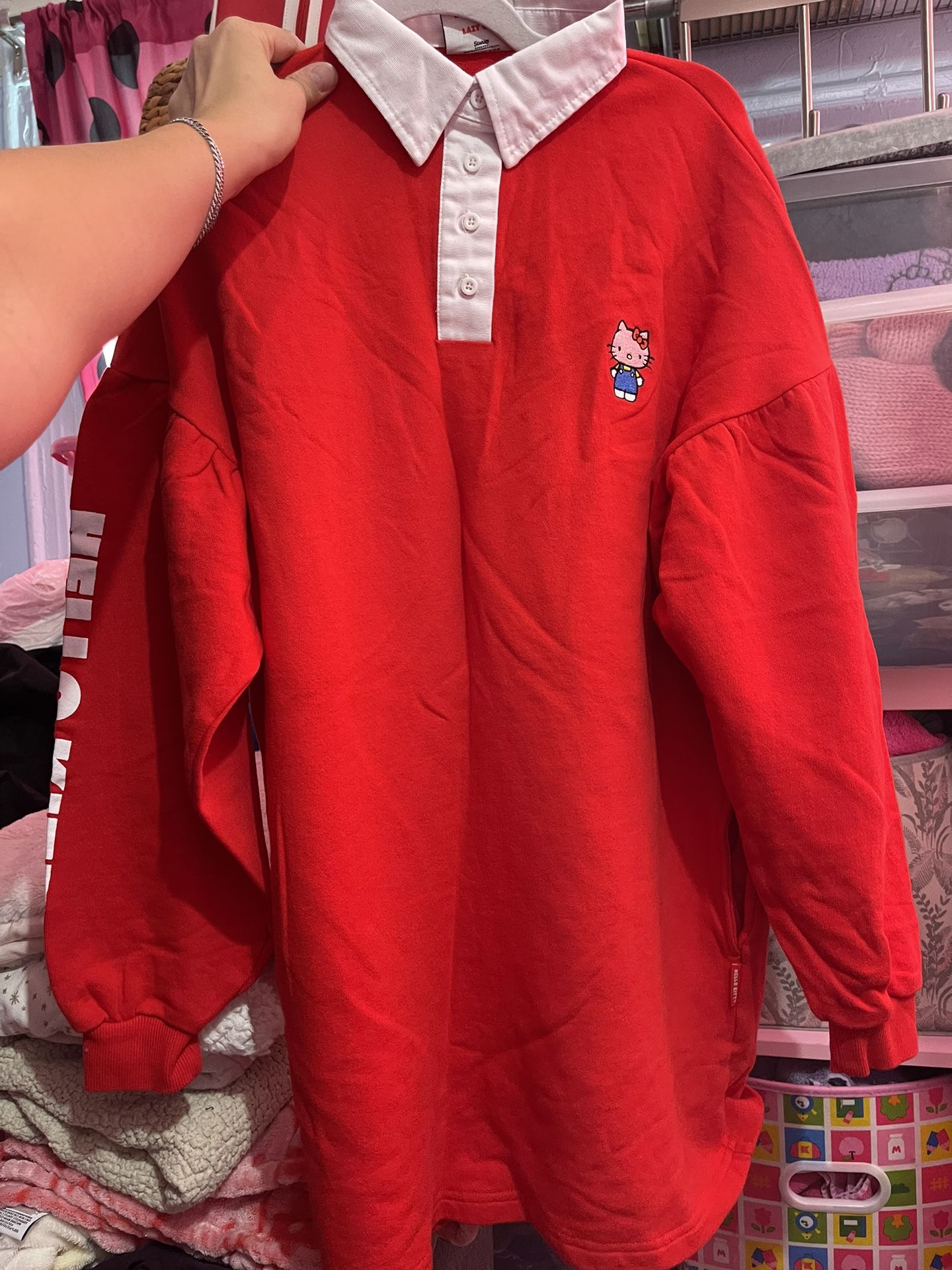 LAZY OAF HELLO KITTY RUGBY DRESS