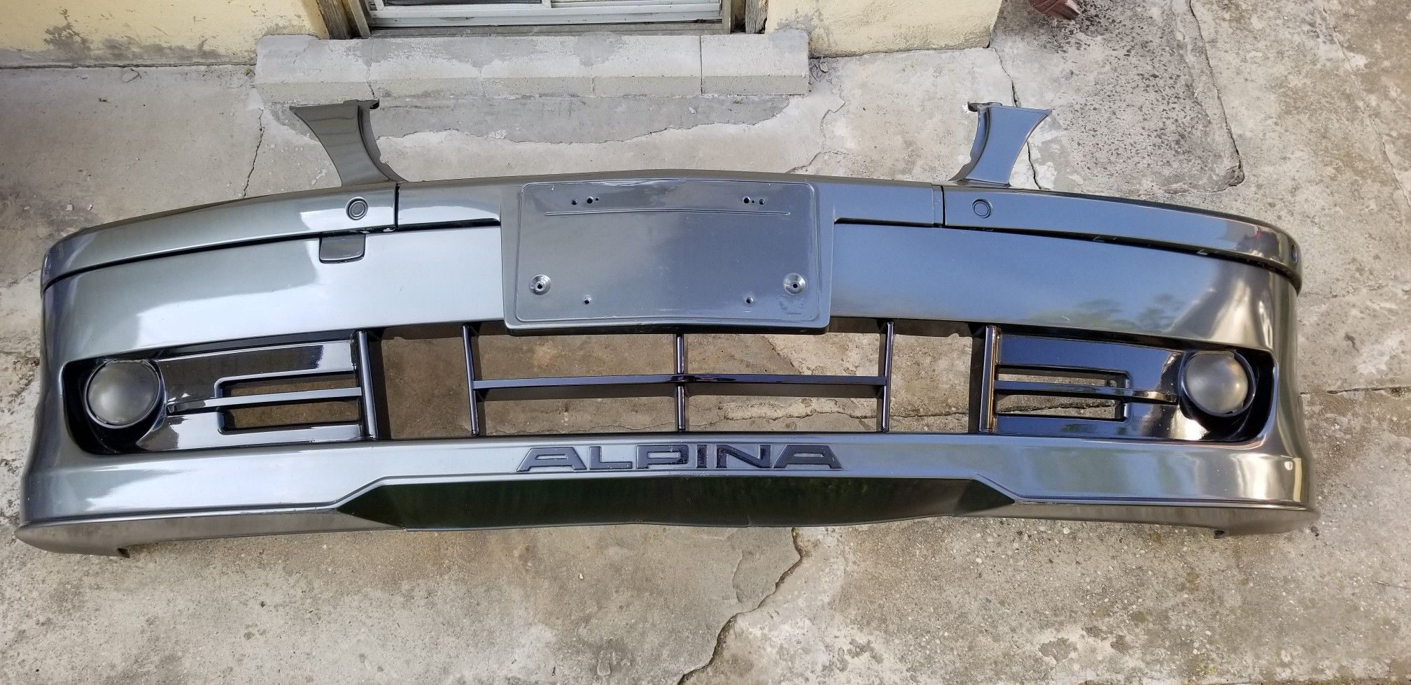 BMW ALPINA B7 E66 E65 7 SERIES FRONT BUMPER COMPLETE OEM FACTORY EQUIPMENT 2006 2007 2008
