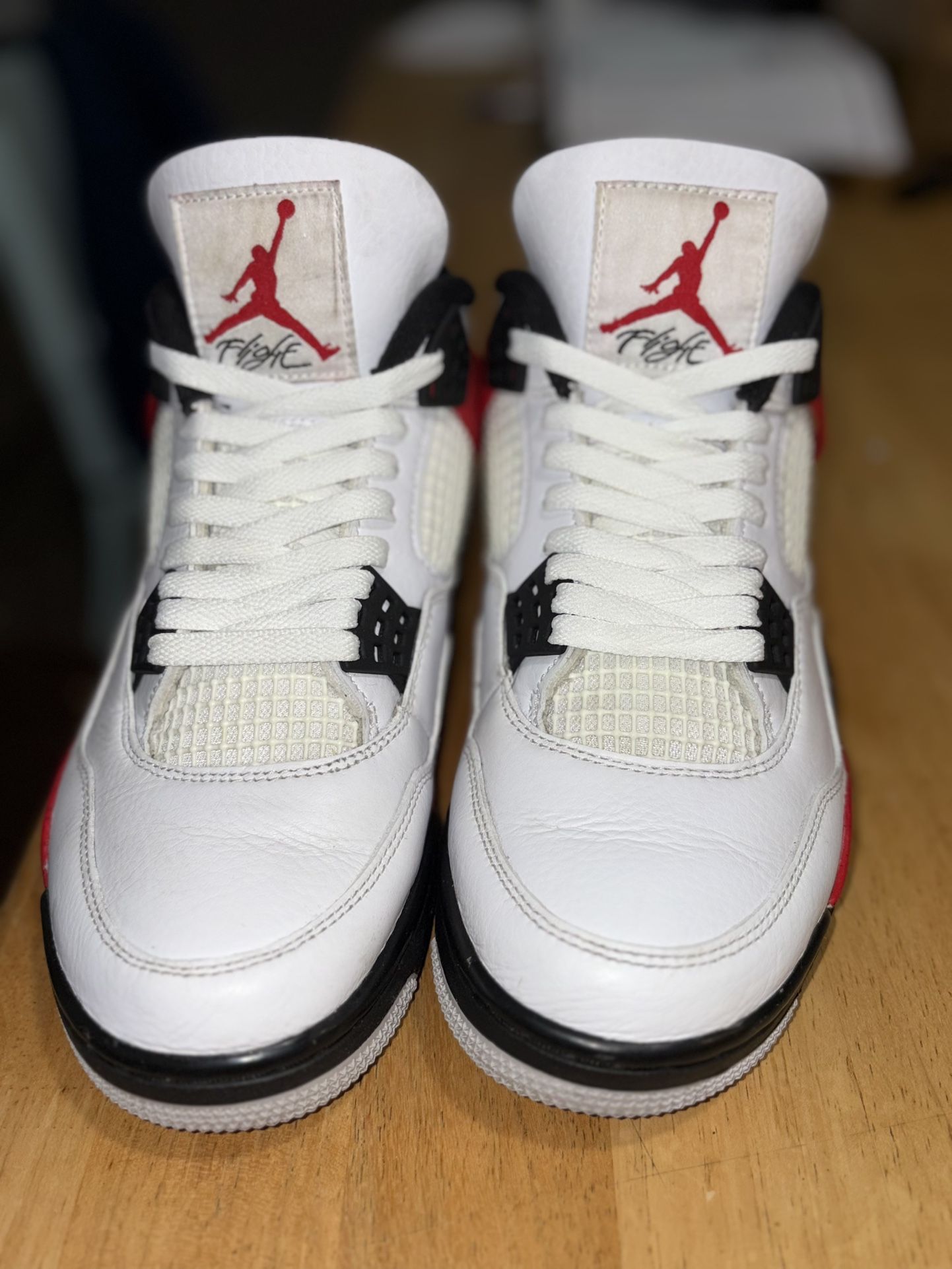 Nike Air Jordan Retro 4 Red Cement Size 9