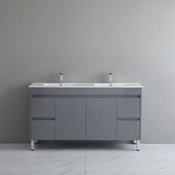 NEW ~ Modern PVC Bathroom Vanity - 60 inches