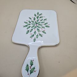 Lenox Cheeseboard Holly Christmas 