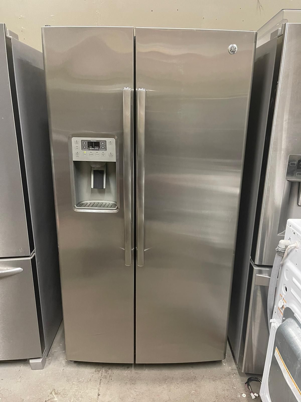 Ge Stainless Steel Side By Side Refrigerator