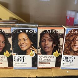 CLAIROL HAIR COLOR $5 each or 2 for $9 