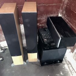 Reciever and Speakers Home Entertainment System
