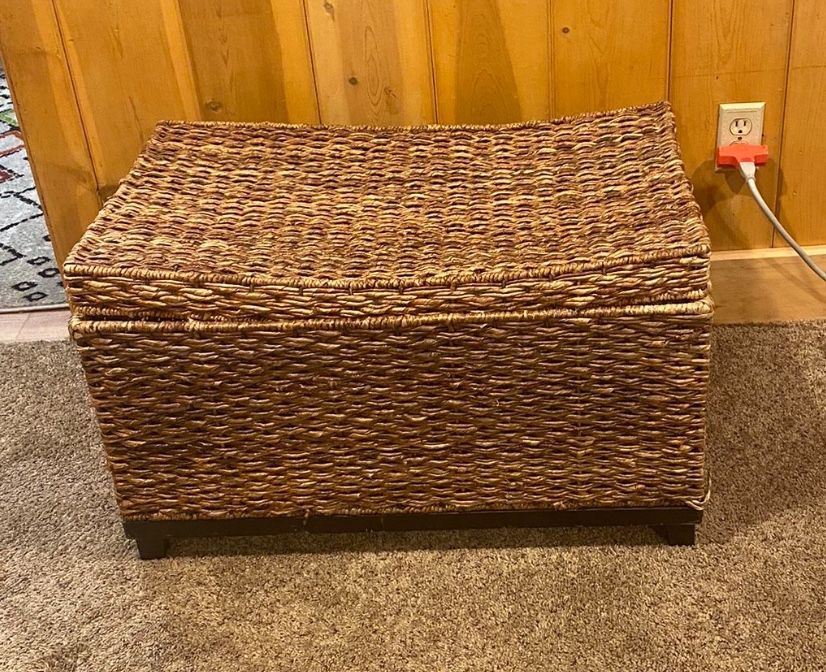 Storage Trunk Boho Rattan