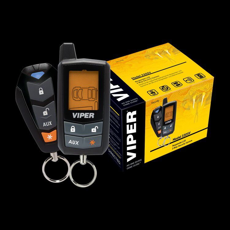 Viper Responder 350 3305V 2-way Car Alarm Vehicle Security System w/ Keyless  Entry and LCD 2-way Remote Transmitter for Sale in Houston, TX OfferUp