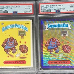 1986 GARBAGE PAIL KIDS STICKERS #154a BASKET CASEY SERIES 4 W/ 2021 Basket Casey