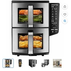Gourmia 11 Qt Dual Basket Air Fryer $40