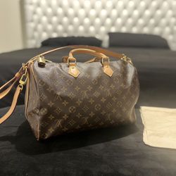 Louis Vuitton Brown Speedy Bandoulier 30 Handbag Shoulder Bag