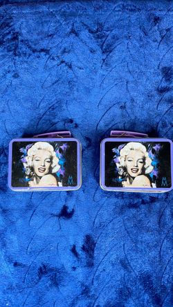 Marilyn Monroe Tin Lunch Box Set of 2 sizes (mini). Collectors items.